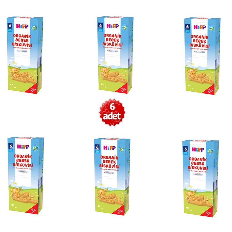 Hipp Organik x 6 Adet Bebek Bisküvisi 180gr