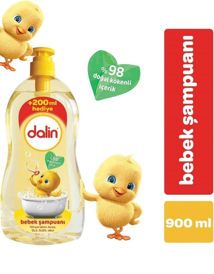 Dalin x 3 Adet Klasik Şampuan 900 ml