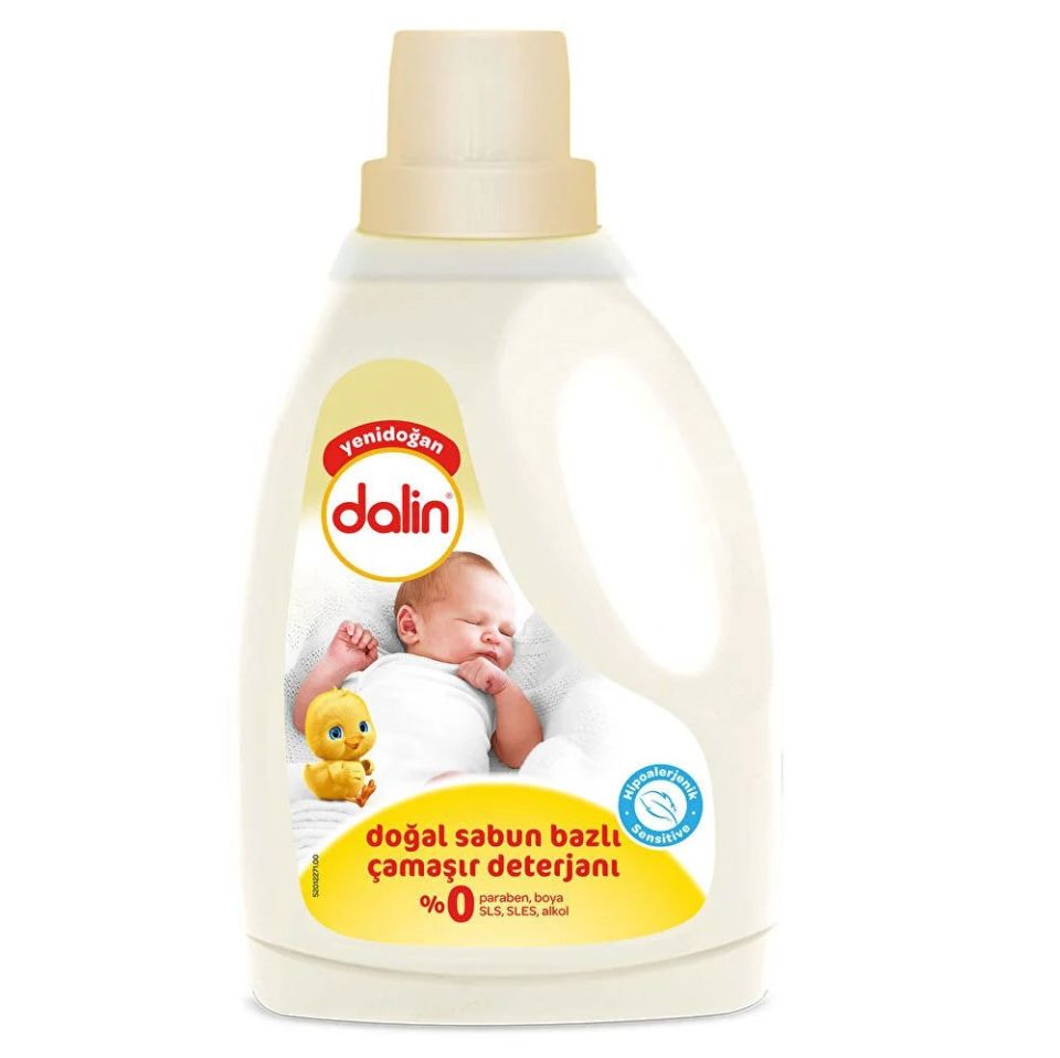 Dalin x 2 Adet Sensitive Doğal Sabun Bazlı Sıvı Çamaşır Deterjanı 1500 ml