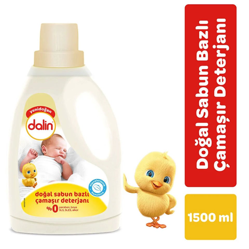 Dalin 2'li Özel Set Sabun Bazlı Sensitive - Sıvı Çamaşır Deterjanı 1500 ml