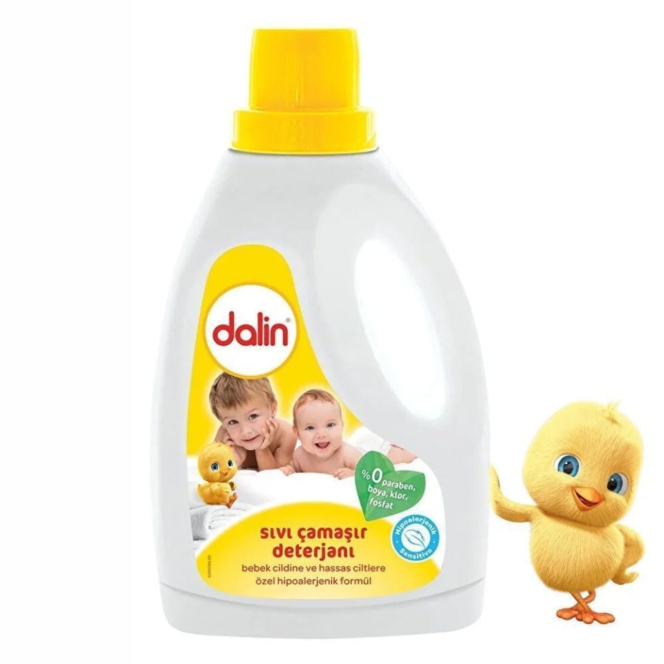 Dalin 2'li Özel Set Doğal Sabun Bazlı Sensitive - Sıvı Çamaşır Deterjanı 1500 ml