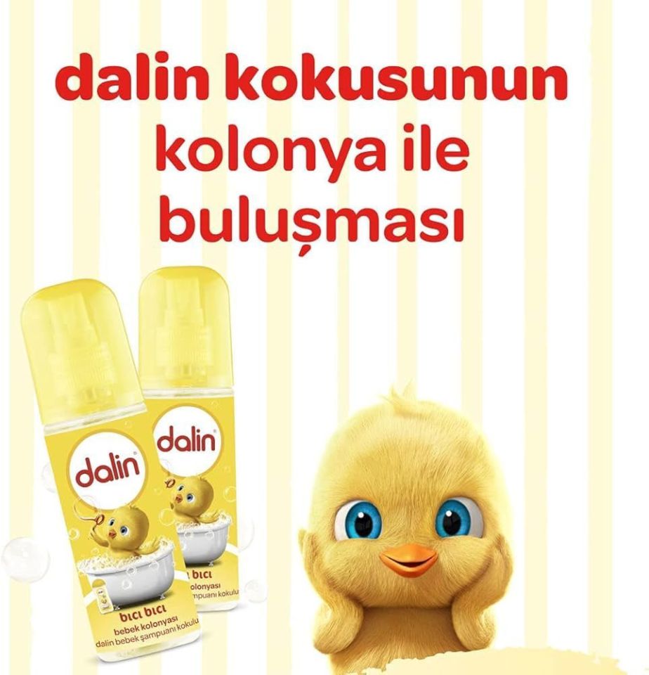 Dalin x 2 Adet Bıcı Bıcı Kokusu Bebek Kolonyası 150 ml