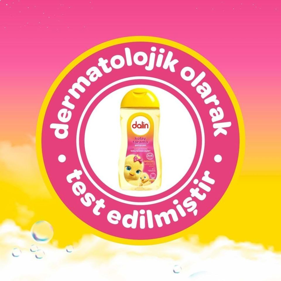 Dalin x 3 Adet Kolay Tarama Badem Özlü Şampuan 200 ml