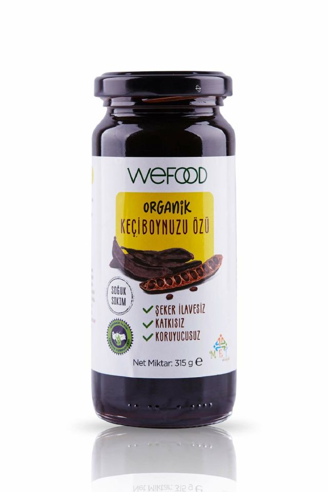 WeFood Organik x 3 Adet Soğuk Sıkım Keçiboynuzu Özü 315gr