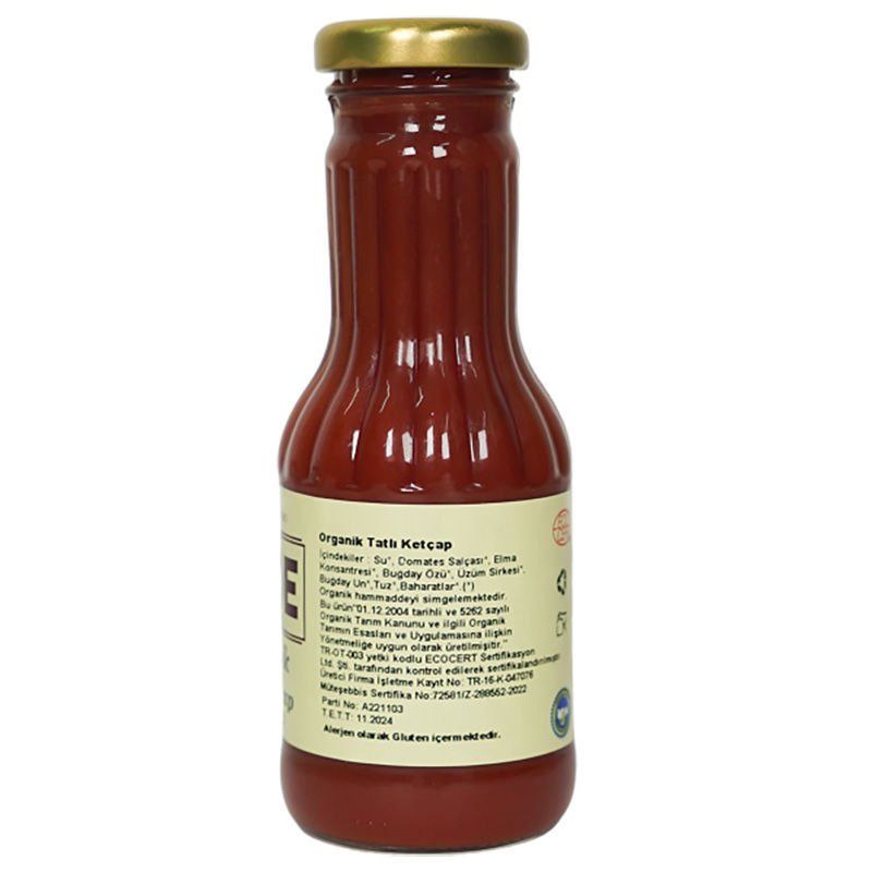 Sade Organik x 2 Şişe Ketçap 280 gr