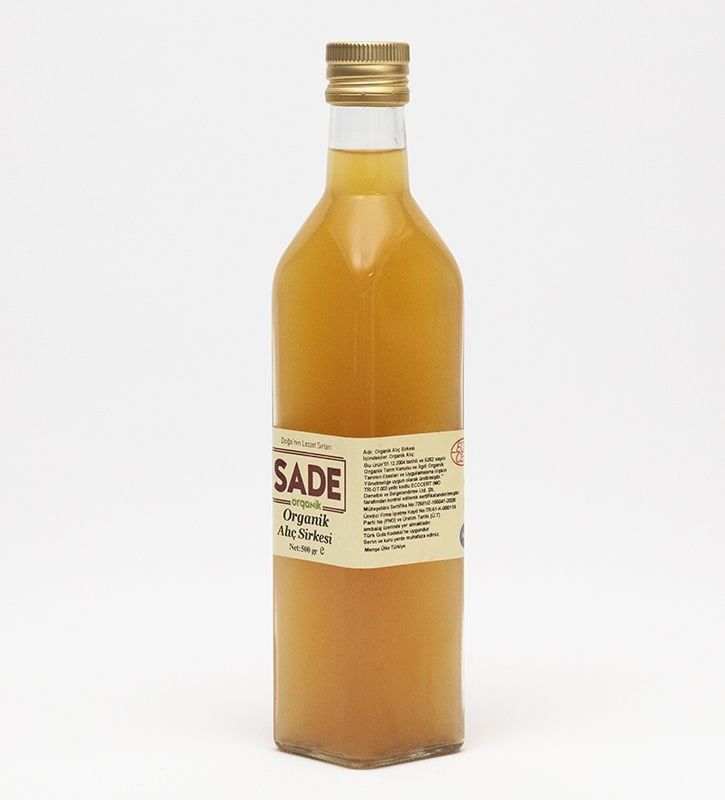 Sade Organik Alıç Sirkesi 500 ml