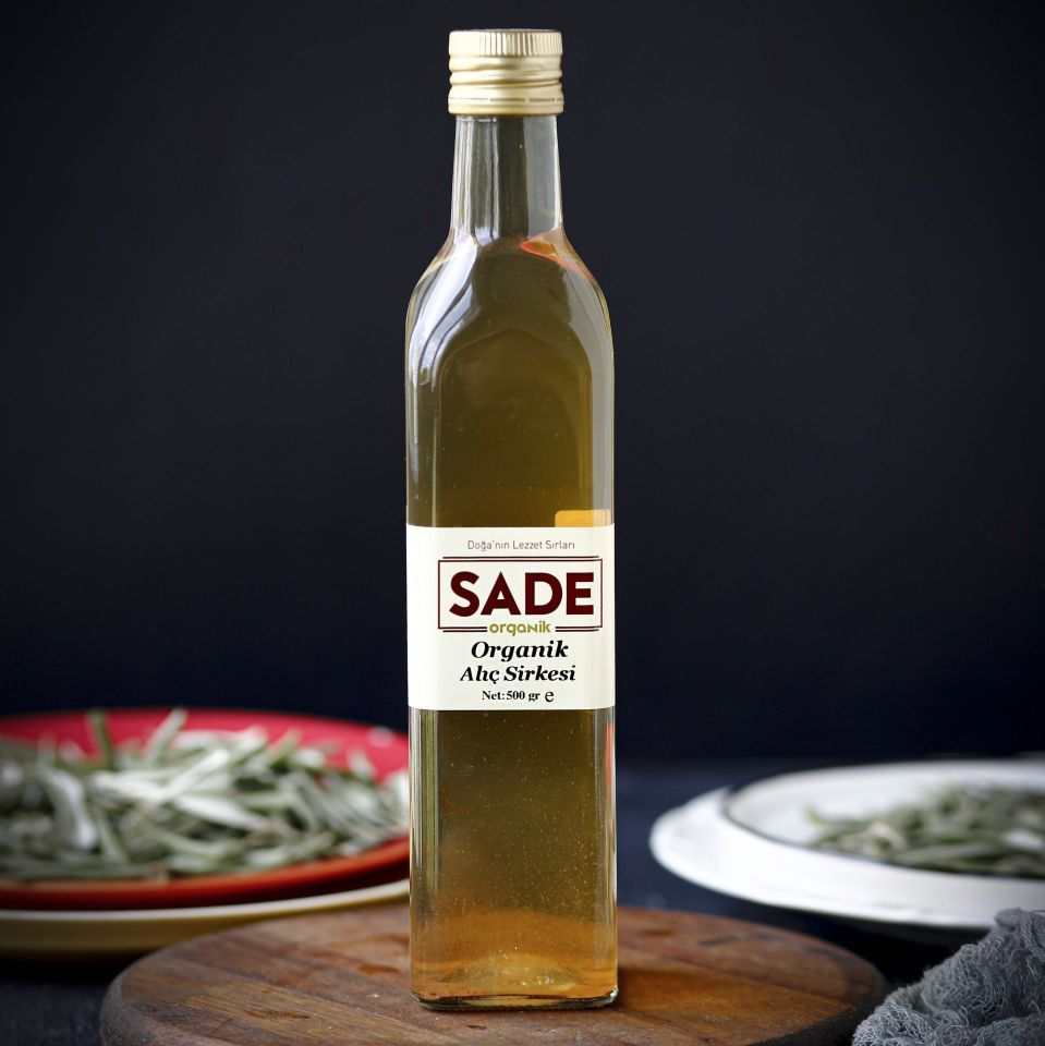 Sade Organik Alıç, Elma ve Balzamik Sirkesi 500 ml