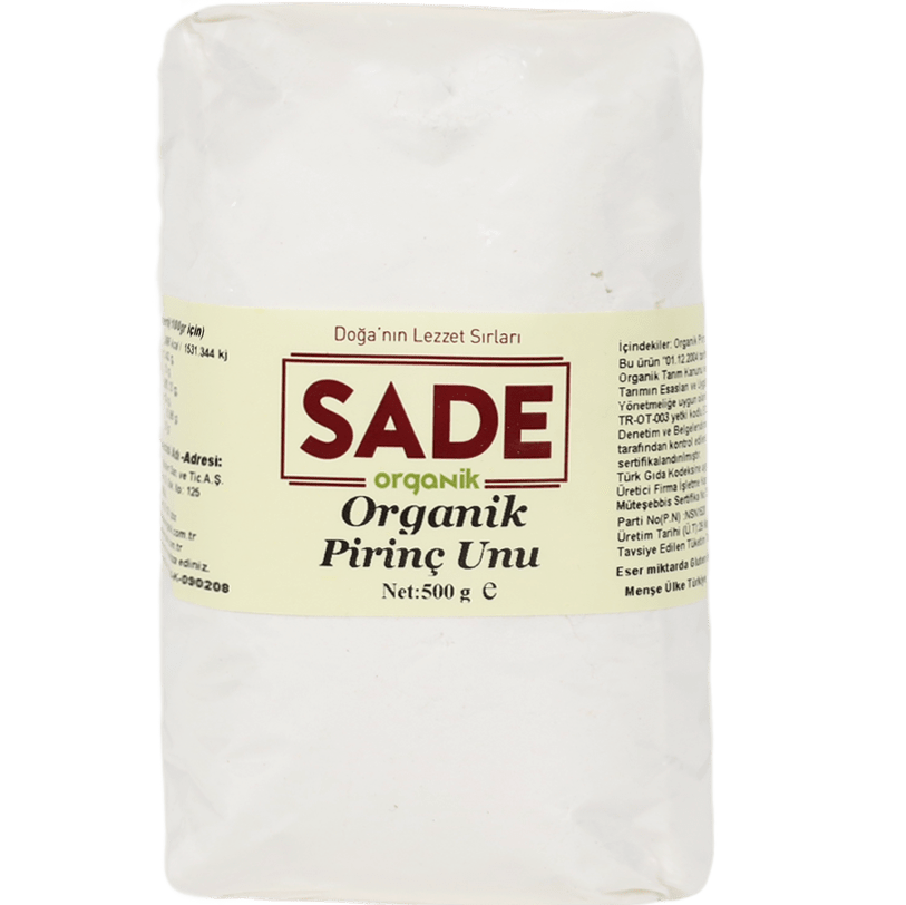 Sade Organik x 2 Paket Pirinç Unu 500 gr