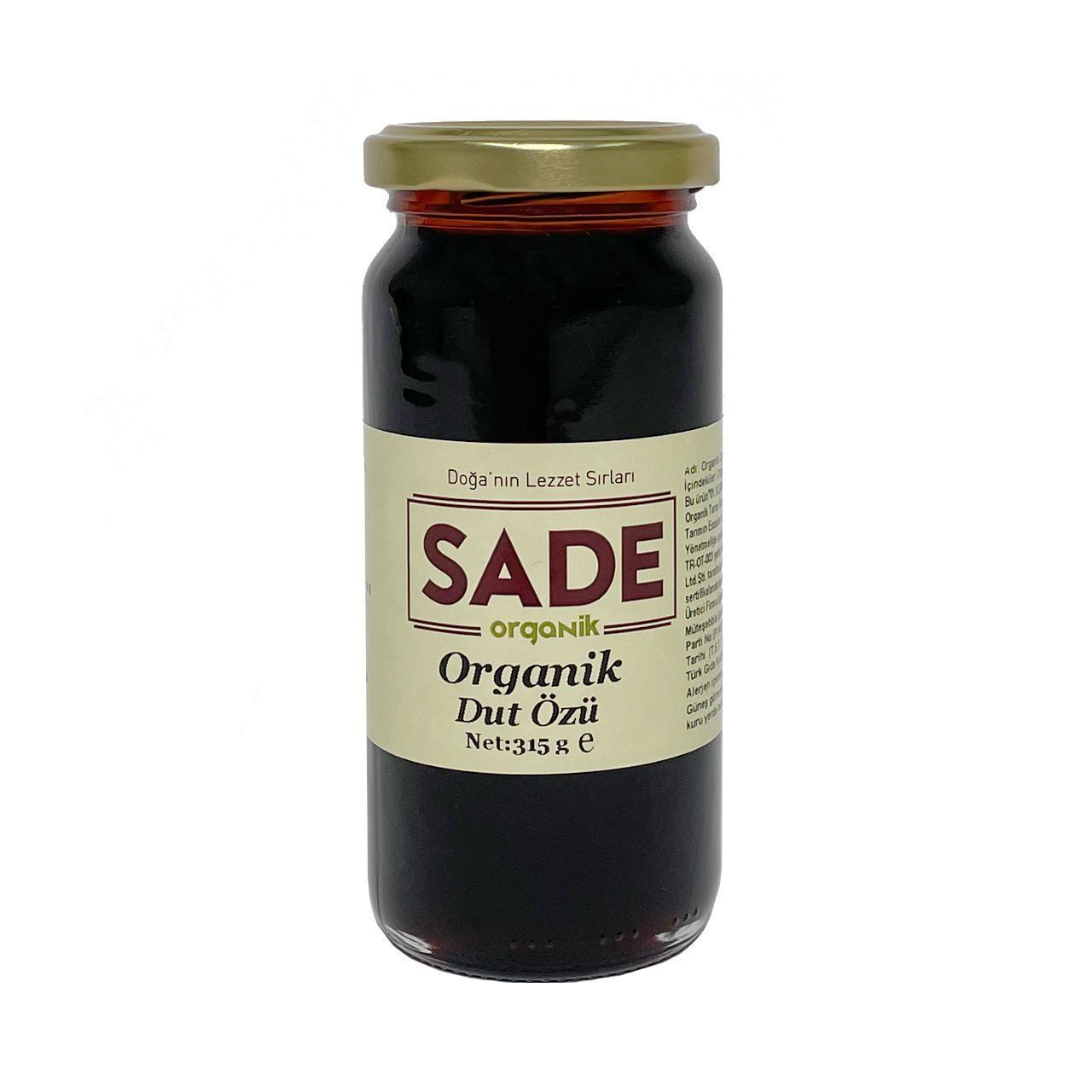 Sade Organik x 2 Kavanoz Dut Özü 315 gr