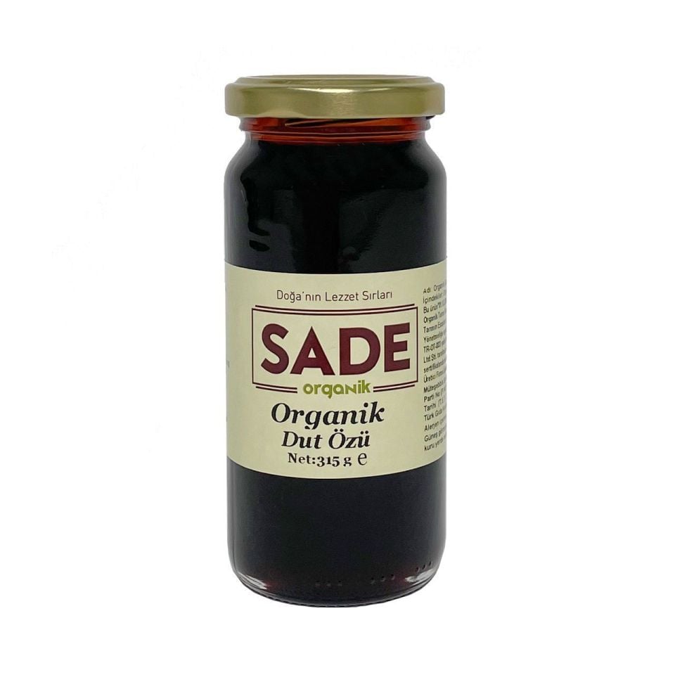 Sade Organik x 2 Kavanoz Dut Özü 315 gr