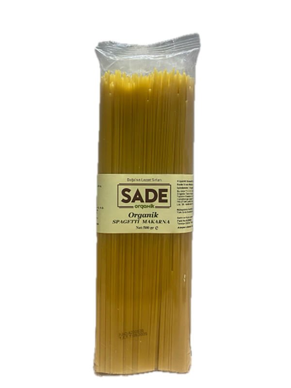 Sade Organik x 2 Paket Spagetti Makarna 500 GR