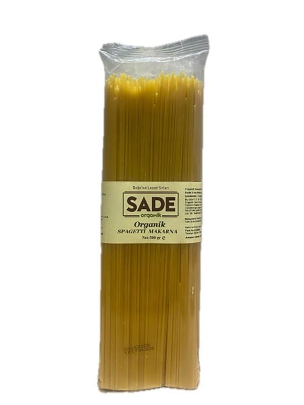 Sade Organik x 4 Paket Spagetti Makarna 500 GR