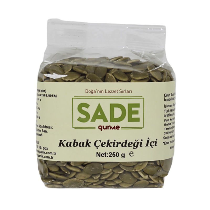 Sade Gurme Kabak Çekirdeği İçi 250 gr