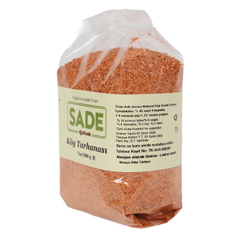 Sade Gurme Köy Tarhanası 500 gr