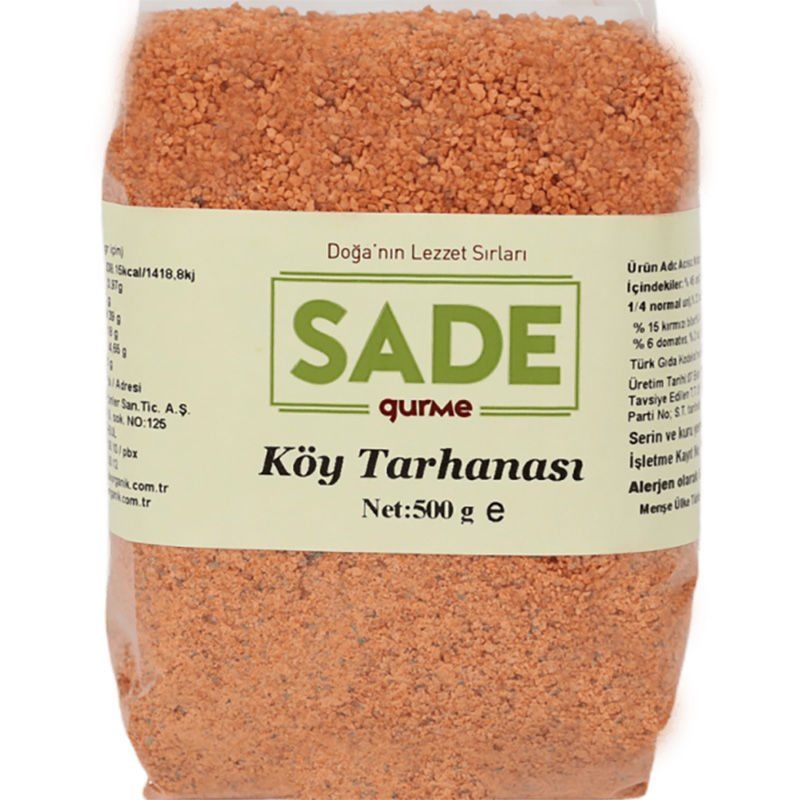 Sade Gurme x 2 Paket  Köy Tarhanası 500 gr