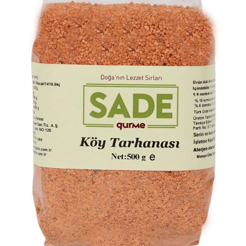 Sade Gurme x 4 Paket  Köy Tarhanası 500 gr