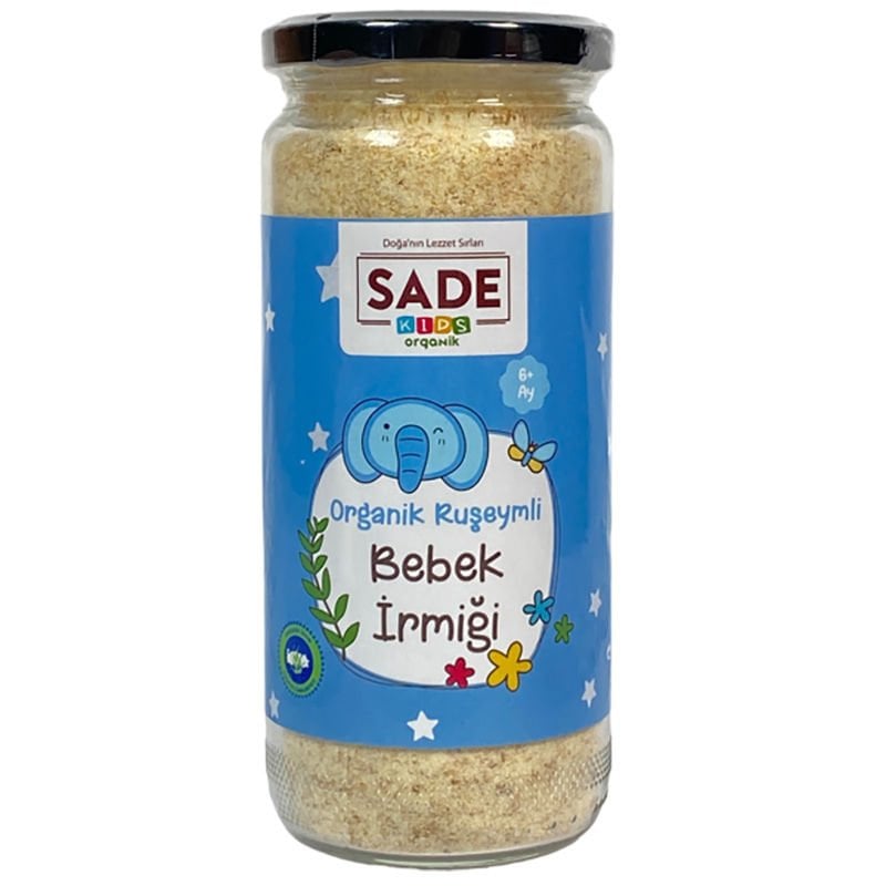 Sade Kids Organik Ruşeymli Bebek İrmiği 250 gr