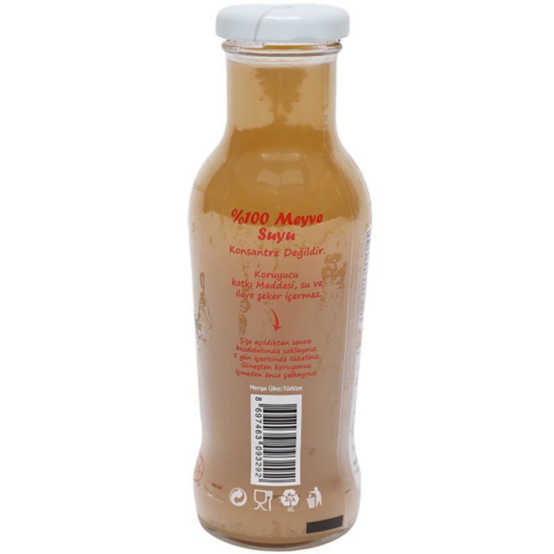 Sade Organik x 4 Şişe Elma Suyu 250 ml
