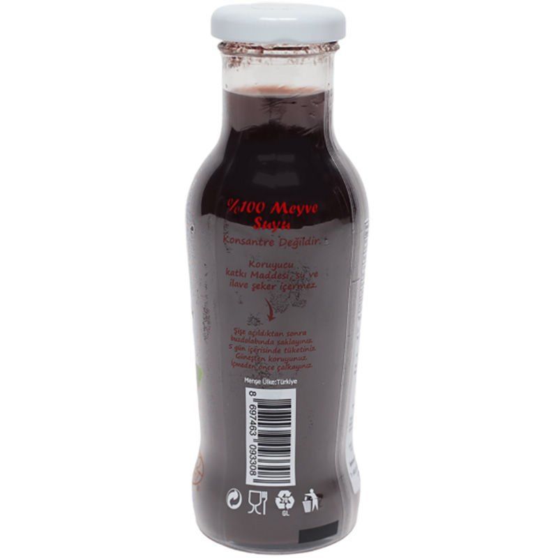Sade Organik x 6 Şişe Karadut Suyu 250 ml