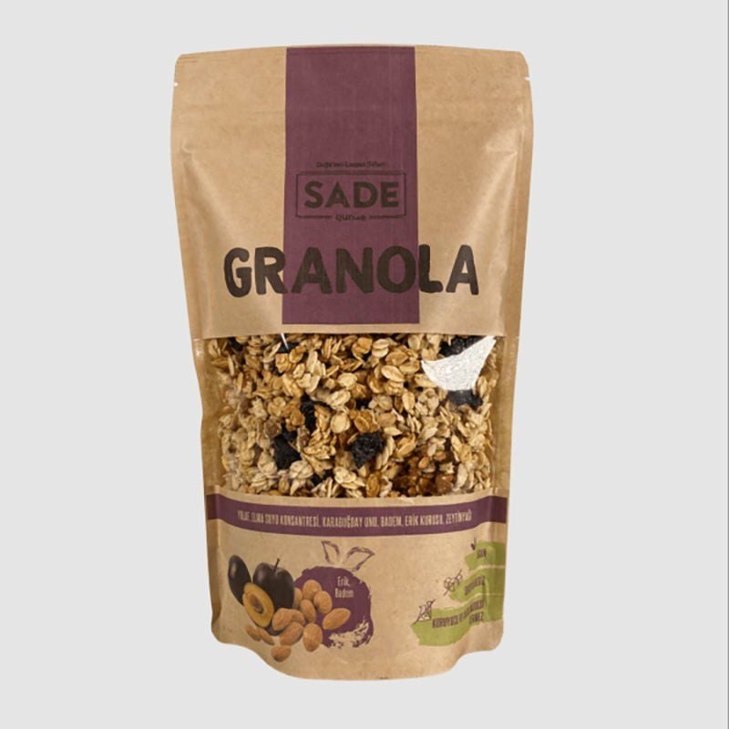 Sade Gurme x 4 Paket Bademli-Erikli Granola 360 gr