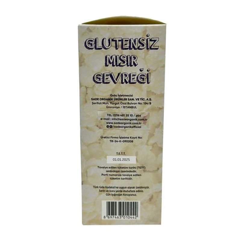 SADE GURME GLUTENSİZ MISIR GEVREĞİ 250 GR