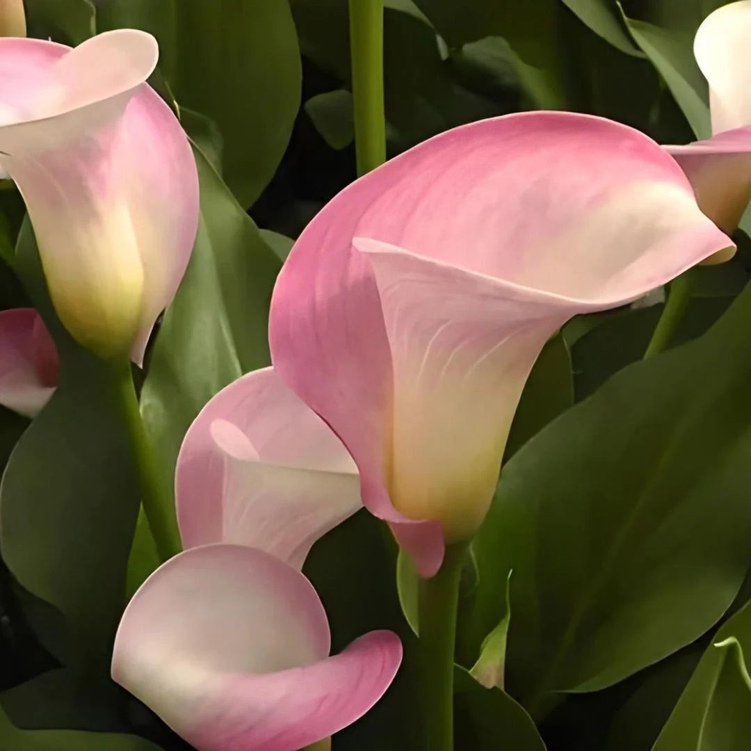 Soft Pembe Manila Calla Lily Zantedeschia Gala Çiçeği Soğanı (1 Adet)