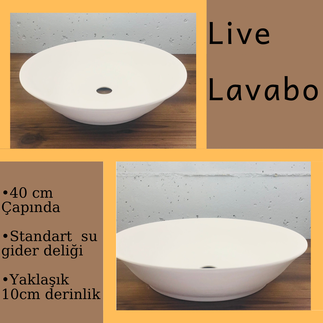 40cm Live Lavabo