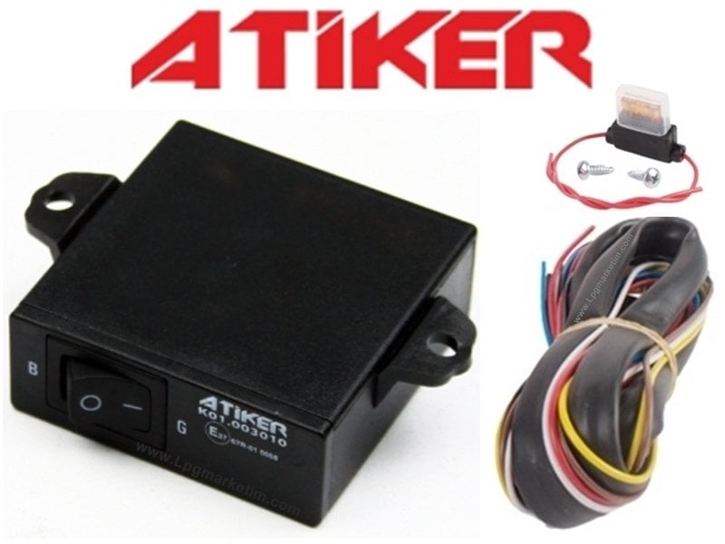 Atiker Enjeksiyonlu Anahtar Düğme (Kablolu Set)