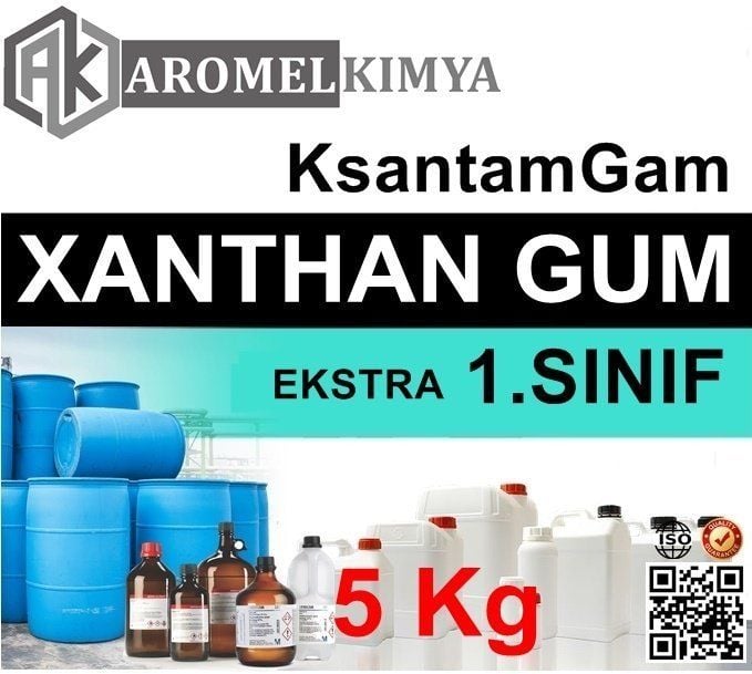 Ksantam Gam | 5 kg | Ekstra 1. Sınıf | Xanthan Gum | CAS 11138-66-2