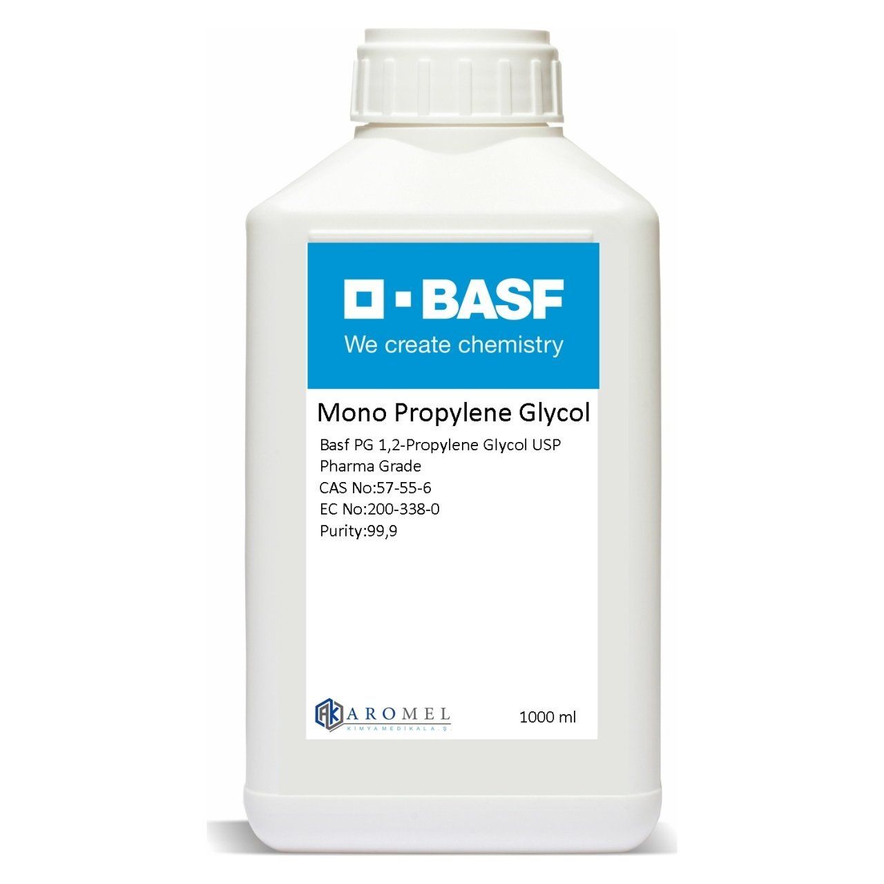 Basf Propilen Glikol l 1 Lt l Pharma Grade l USP