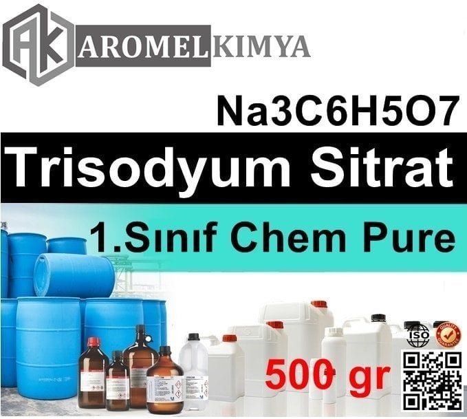 Tri Sodyum Sitrat | 500 gr | Chem Pure | Trisodium Citrate TSC |