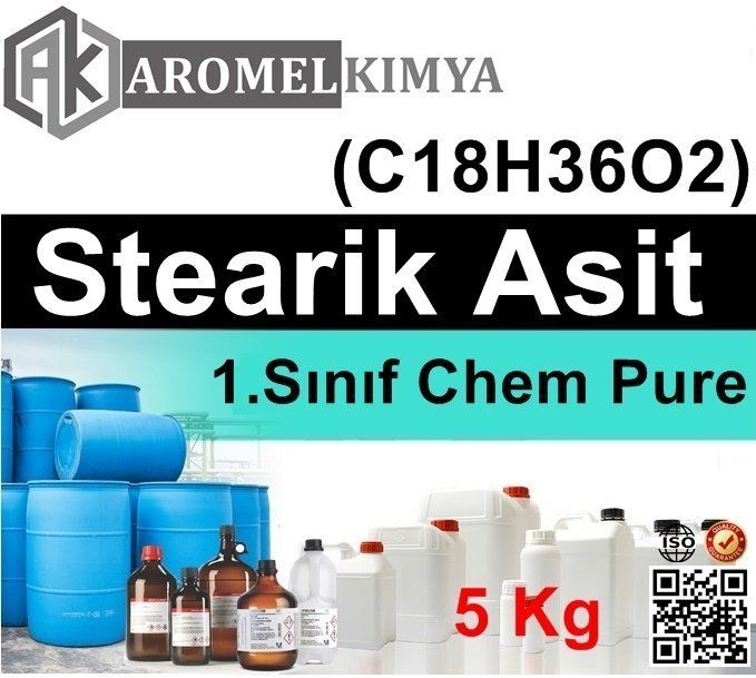 Stearik Asit | 5 kg | Chem Pure | Stearic Acid