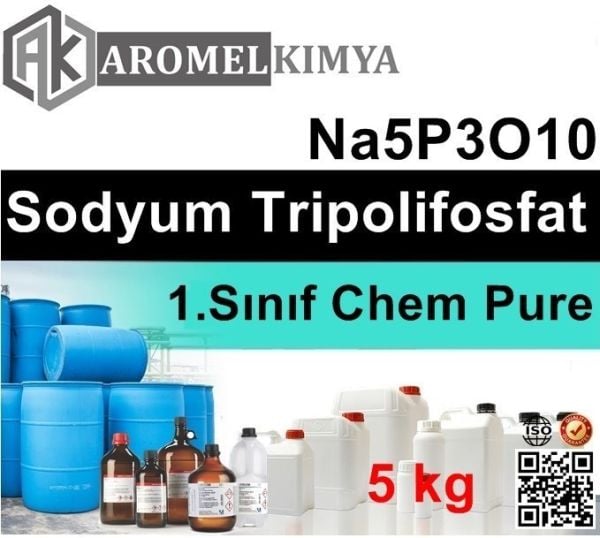 Sodyum Tripolifosfat | 5 kg | Chem Pure | Sodium Tripolyphosphate Cas 7758-29-4