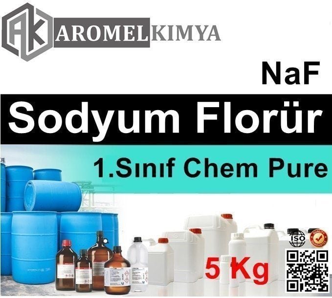 Sodyum Florür | 5 kg | Chem Pure | Sodium Fluoride