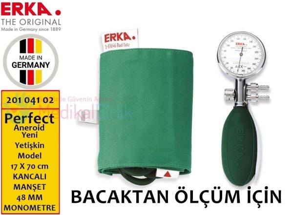 Erka Perfect Aneroid BACAKTAN ÖLÇER Yapılı Erişkinler için Tansiyon Aleti 201 041 02