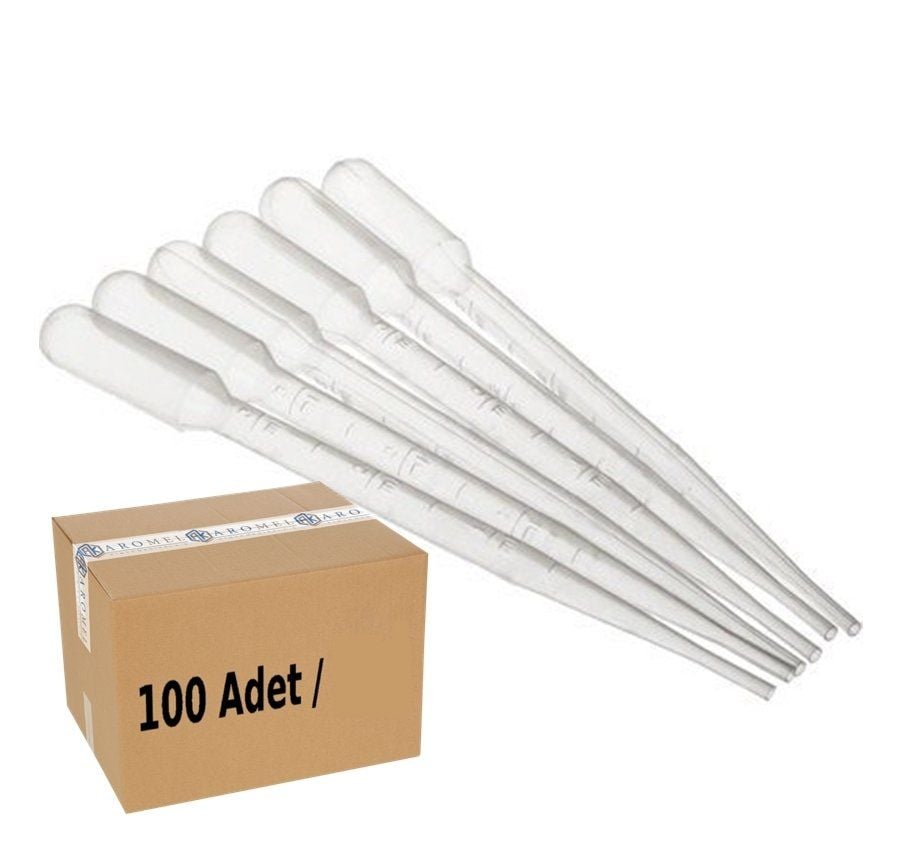 Pastör Pipet 3ml | 100 Adet | Plastik Damlalık