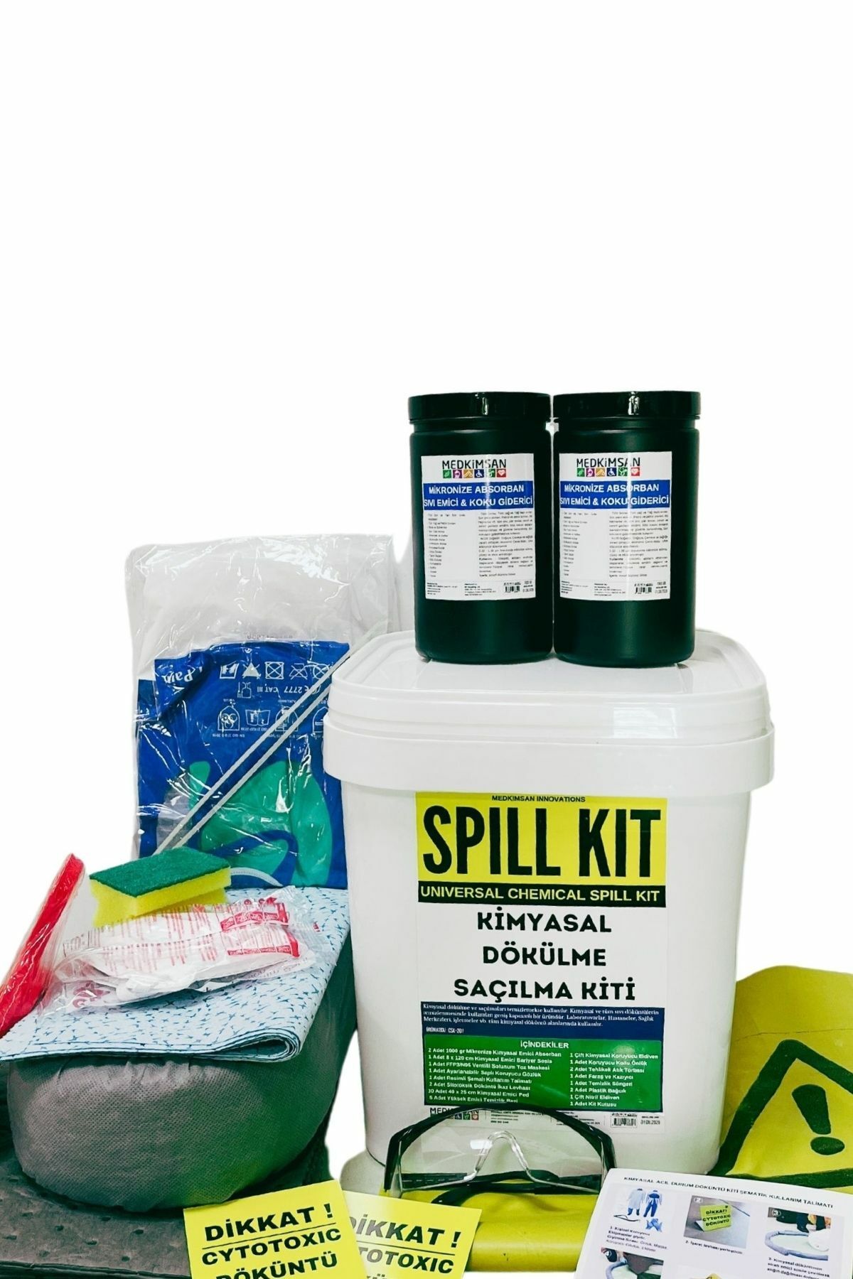 Kimyasal Acil Durum Kiti | Nötralizasyon Kiti | Dökülme / Saçılma Kiti | Chemical Spill Kit