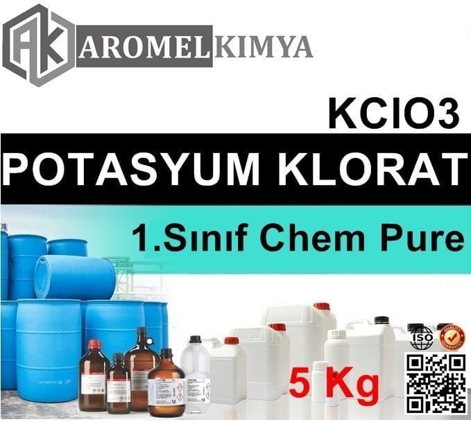 Potasyum Klorat | 5 kg | Chem Pure | Potassium Chlorite