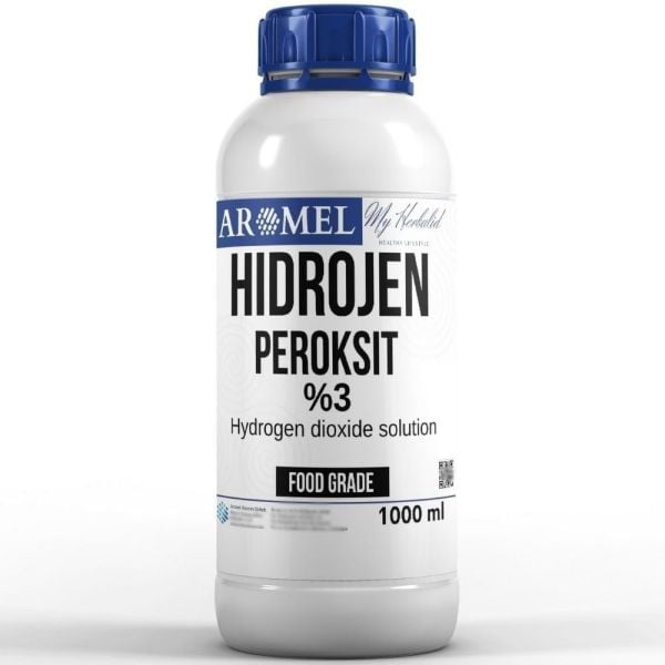 Aromel Hidrojen Peroksit %3 H2O2 1000ml Gıda Kalite