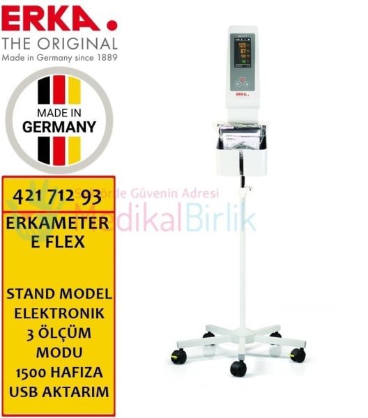 Erka Erkameter E flex Stand Model Elektronik Tansiyon Aleti 421 712 93