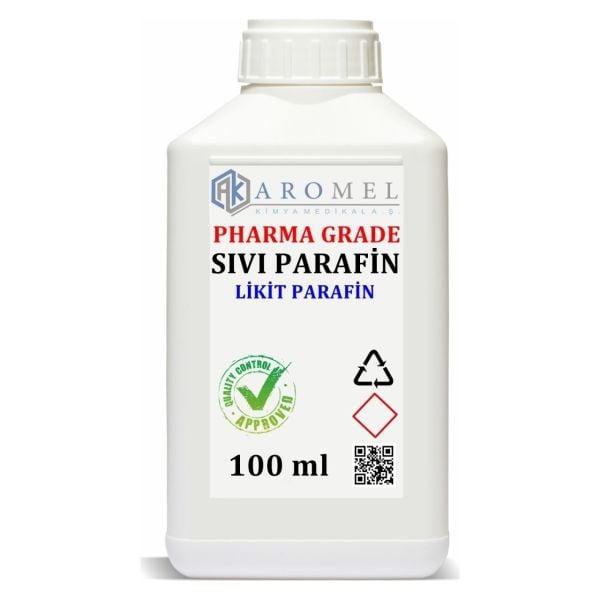 Aromel Sıvı Parafin | 100 ml | ilaç Kalite | Fizik Tedaviye Uygundur