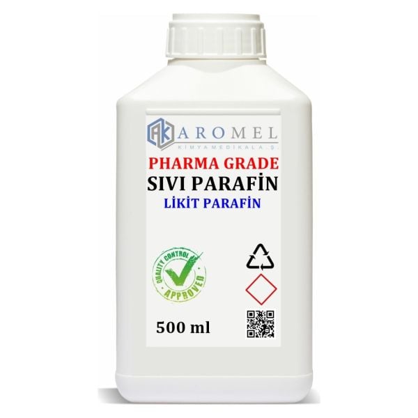 Aromel Sıvı Parafin | 500 ml | ilaç Kalite | Fizik Tedaviye Uygundur