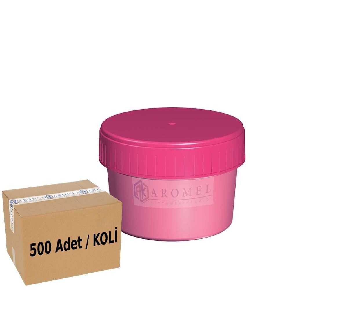 Gaita Kabı 50 ml | 500 Adet | Gaida Numune Kabı | Kapaklı Kültür Kabı