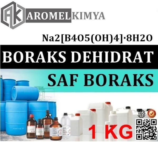 Boraks | 1 kg | Ekstra Saf | Borax Decahydrate CAS 1303-96-4