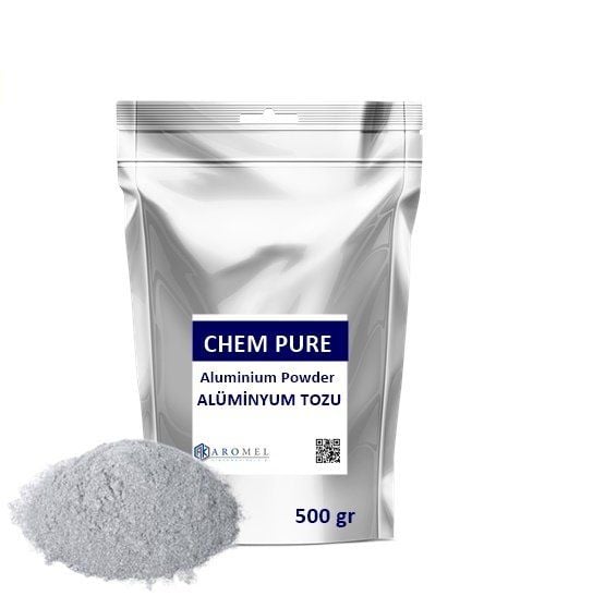 Aromel Alüminyum Tozu 500 gr 0-150 µm Aluminium Powder Chem Pure