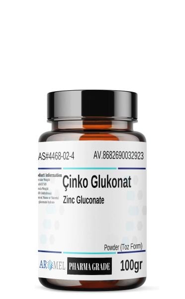 Aromel Çinko Glukonat | 100 gr | ‎Zinc Gluconate