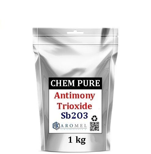 Antimon Trioksit | 1 Kg | Chem Pure | Antimony(III) Oxide CAS 1309-64-4