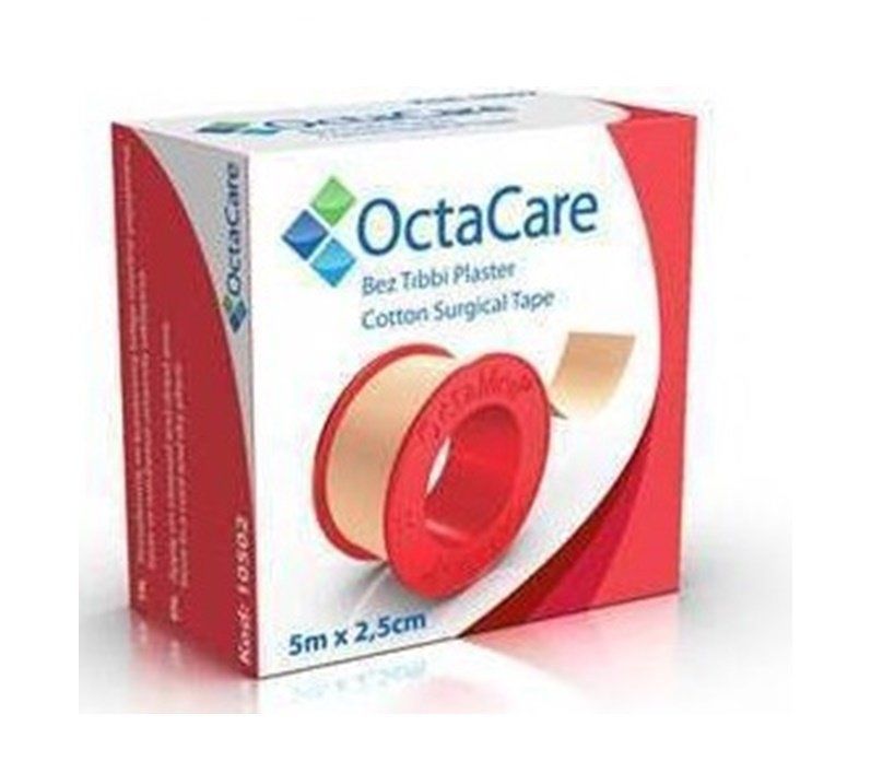 Octacare 10502 Tıbbi Bez Plaster 5mx2.5cm 1 Adet