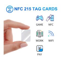 6 Adet Ntag215 NFC Kart - 13.56Mhz 504 Byte - 21*31mm - Yeniden Yazılabilir - ISO14443A