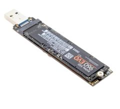 4767 M.2 NVME SSD To USB 3.0 Pci-e Express M-Key Çevirici Dönüştürücü Adaptör Kutusu içi